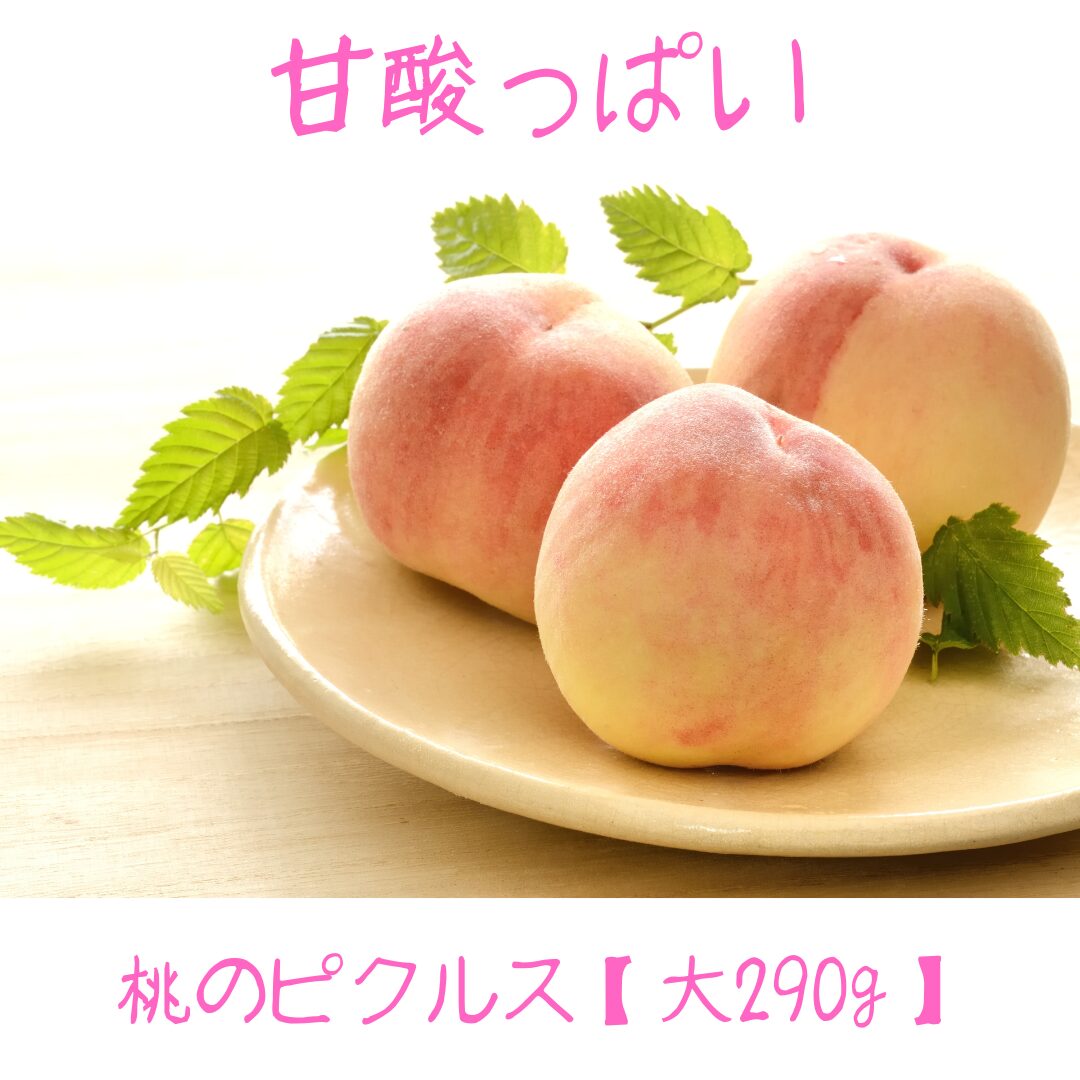甘酸っぱい桃ピクルス【大】